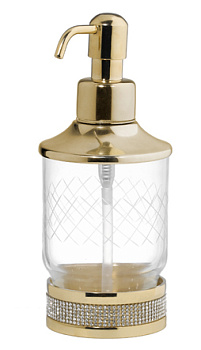 Настольный диспенсер ROYALE CRISTAL GOLD 10929-G Boheme