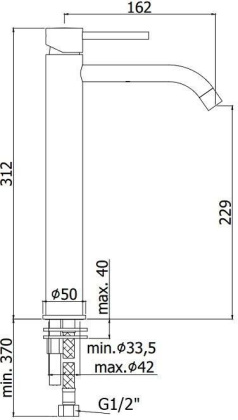 Смеситель для раковины Paffoni Light LIG081ROSE Смеситель для раковины Paffoni Light LIG081ROSE
