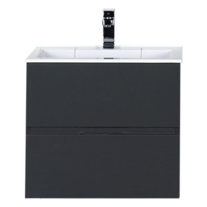 Тумба с раковиной Aquanet Алвита 60 серый антрацит