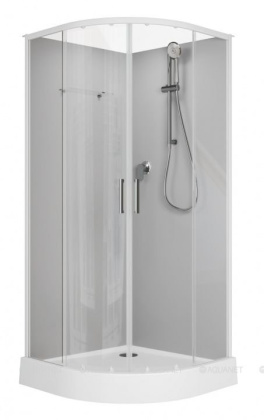 Душевая кабина Aquanet Passion EVO R white 90x90 набор 2