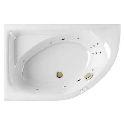 Ванна EXCELLENT Aquarella 150x100 (левая) "LINE" (бронза) Ванна EXCELLENT Aquarella 150x100 (левая) "LINE" (бронза)