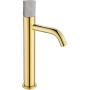 Смеситель STICK для умыв.выс.GOLD MRAMOR WHITE_Комплект