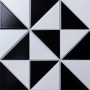 Керамическая мозаика Triangolo Chess Matt, Geometry