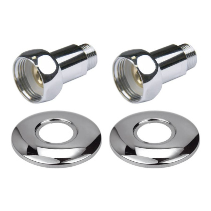 Прямое соединение для полотенцесушителя Point PN00007 3/4"х1/2" г/ш, хром (пара) Прямое соединение для полотенцесушителя Point PN00007 3/4"х1/2" г/ш, хром (пара)