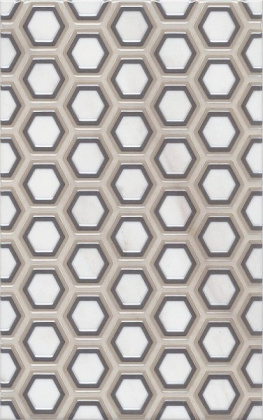 Декор AD\A396\6343 Гран Пале геометрия 25см*40см*6,9мм (1уп/10шт), шт