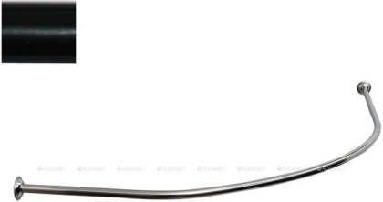 Карниз для ванны Aquanet Allento полукруглый 170x100 черный