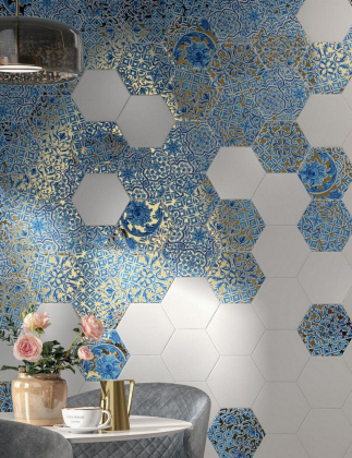 Декор VT\A431\24000 Талья Золотой/металл (23см*20см*6,9мм) (26шт/1,19м2) Орнамент 5, шт Декор VT\A431\24000 Талья Золотой/металл (23см*20см*6,9мм) (26шт/1,19м2) Орнамент 5, шт