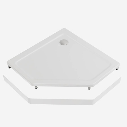 Экран акриловый Creto Pegas 100х100 для поддона 7-1004