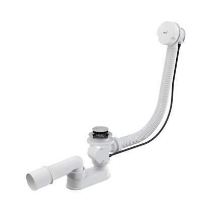 Сифон для ванны автомат комплект, белый