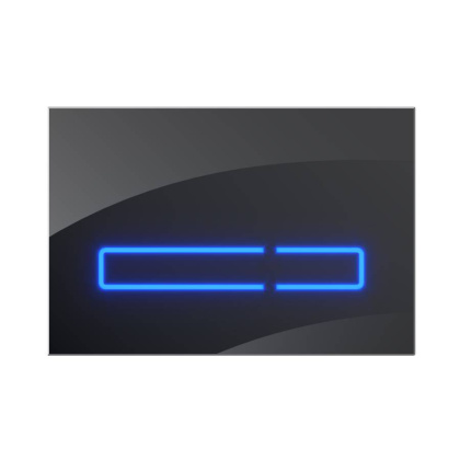 I0450A38 Touchless Pro, клавиша для Инсталляцияяции сенсорная бесконтактная, стекло, Черный