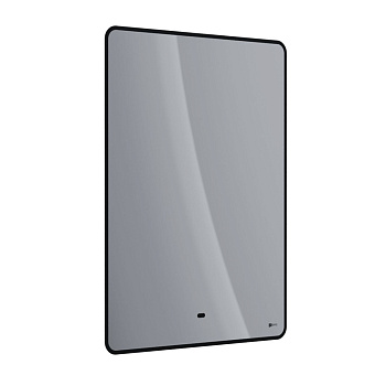 Зеркало Lemark MIOBLACK 60х80см с интерьерной подсветкой, с подогревом