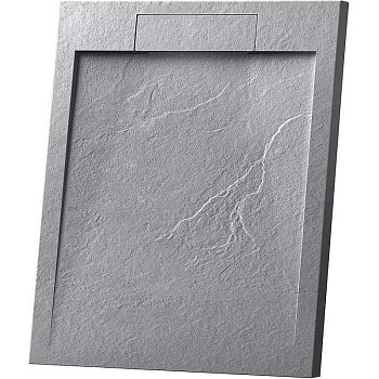 Поддон для душа из искусственного камня VST-4SRL9090G, 900*900*25, серый