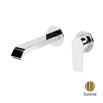 NAUTIC-BLI2-SR Смеситель для раковины встраиваемый однорычажный, на два отверстия, исполнение Sunrise