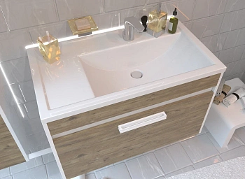 Раковина "Валенсия 80"правая 800х450 Раковина "Валенсия 80"правая 800х450