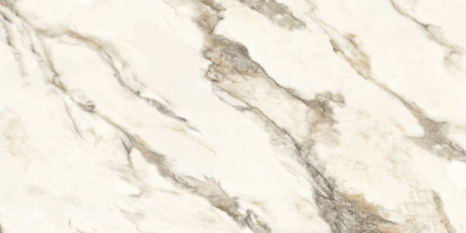 Керамогранит Laparet Calacatta Bronze белый полированный 60х120 (2шт_1,44м2), м2