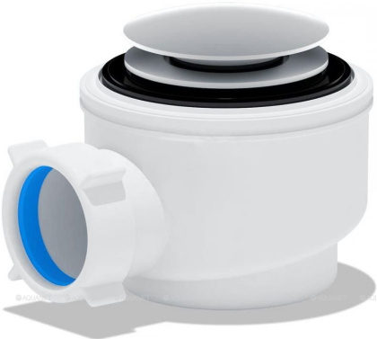 Сифон для душевых поддонов Ани Пласт E410CLG 1 1/2х50 