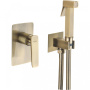 Гигиенический душ со смесителем Rose R1605Q, бронза