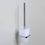 Щетка для унитаза Dill подвесная, 9,2х38х13 см, хром и белый, K-3927