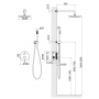 Душевая система Timo Saona SX-2369/00SM скрытого монтажа, хром