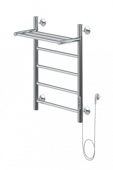 Полотенцесушитель электрический Aquanet Mauro 60х40 Тэн справа , с полкой Полотенцесушитель электрический Aquanet Mauro 60х40 Тэн справа , с полкой