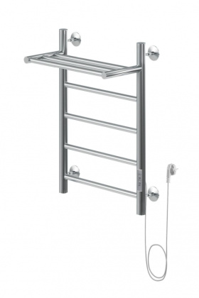 Полотенцесушитель электрический Aquanet Mauro 60х40 Тэн справа , с полкой Полотенцесушитель электрический Aquanet Mauro 60х40 Тэн справа , с полкой
