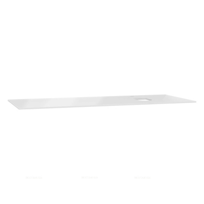 Столешница стеклянная Origin 120 см, правосторонняя, белая