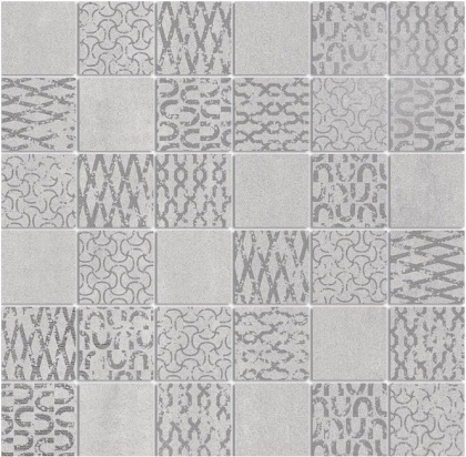 Декор Про Дабл серый светлый мозаичный 30x30x0,9
