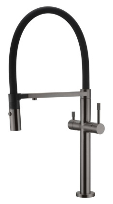 Смеситель для кухни UNO GUN METALL c краном для питьевой воды Смеситель для кухни UNO GUN METALL c краном для питьевой воды