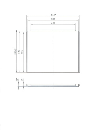 Панель боковая "Gracia 160х88 L" Панель боковая "Gracia 160х88 L"