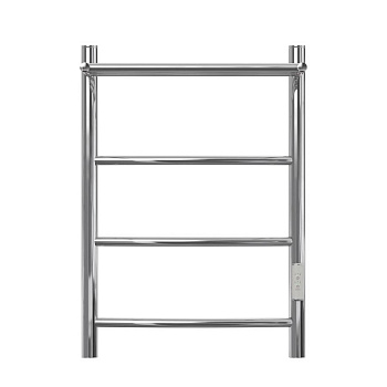 Полотенцесушитель электрический Point Афина PN04846P П3 400x600 с полкой, диммер справа, хром Полотенцесушитель электрический Point Афина PN04846P П3 400x600 с полкой, диммер справа, хром