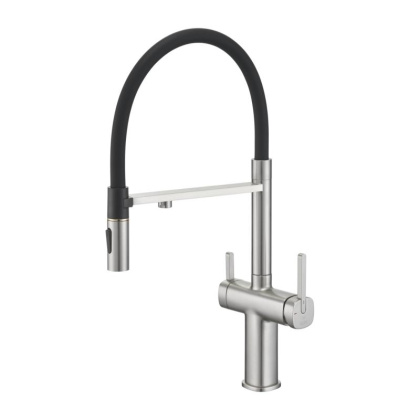 Смеситель для кухни с гибким изливом ROSE R358 R358L