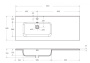Тумба с раковиной подвесная с двумя ящиками и одной дверцей BelBagno KRAFT 120 Rovere Galifax Bianco правая, раковина белая Тумба с раковиной подвесная с двумя ящиками и одной дверцей BelBagno KRAFT 120 Rovere Galifax Bianco правая, раковина белая