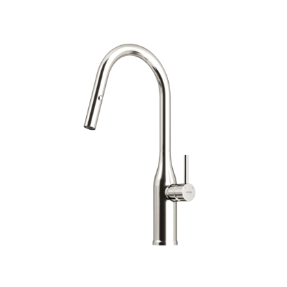 Смеситель для кухни SANCOS Grand с вытяжным изливом, цвет нержавеющая сталь, арт. SC4002BNG