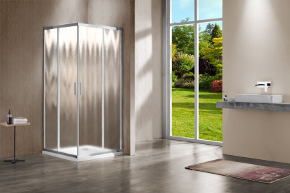 Душевой уголок Garda VSS-1G9010CH, 1000*900, хром, стекло шиншилла Душевой уголок Garda VSS-1G9010CH, 1000*900, хром, стекло шиншилла