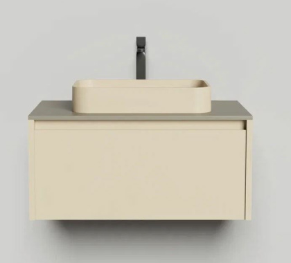 Подвесная тумба Domino 800, эмаль, гладкий фасад