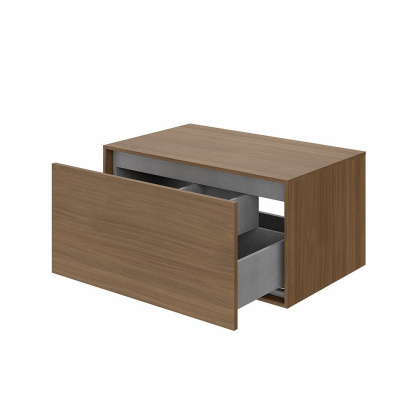 Тумба ATOLLO напольная,подвесная с ящиком 80, деревянная AT.80\WD Тумба ATOLLO напольная,подвесная с ящиком 80, деревянная AT.80\WD