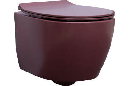 Чаша подвесного унитаза Allen Brau Fantasy 4.11004.BD бордо Чаша подвесного унитаза Allen Brau Fantasy 4.11004.BD бордо