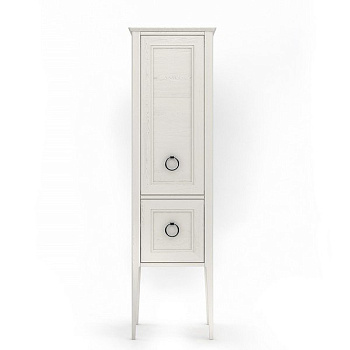 Пенал PLAZA Classic напольный 175, белый матовый