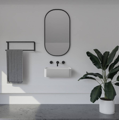 Раковина подвесная ABBER Stein AS2626 белая матовая Раковина подвесная ABBER Stein AS2626 белая матовая