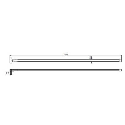 Кронштейн EXCELLENT для серии Vidoq (хром)