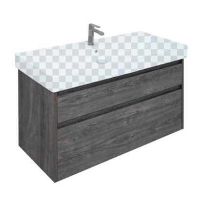 Тумба под раковину Aquanet Nova Lite 100 (SLIM SYNERGY) дуб рошелье, 2 ящика