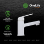 Смеситель для раковины OneLife P02-021w полимерный Смеситель для раковины OneLife P02-021w полимерный