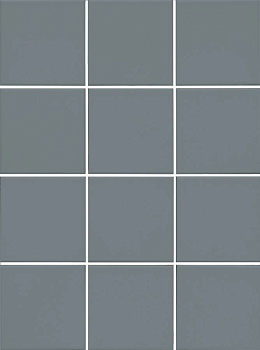 Керамогранит 1335 Агуста  синий матовый (9,8см*9,8см*7мм) (97шт/0,922м2) из 12 частей 30x40 , м2