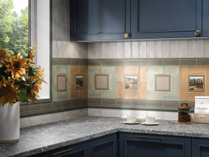 Декор Монтальбано 5 матовый 15x15x0,82