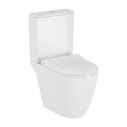 Унитаз-компакт Vitra Sento безободкоковый, сиденье м/лифт