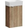 Тумба подвесная SANCOS Mini 355х205х500, с распашной дверцей, внутри 1 полка, дуб галифакс натуральный , арт.MN35EGL
