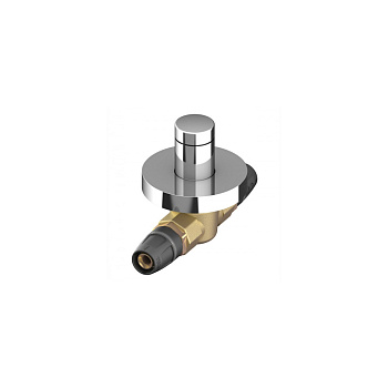 Шаровый кран скрытого монтажа 16 с рукояткой