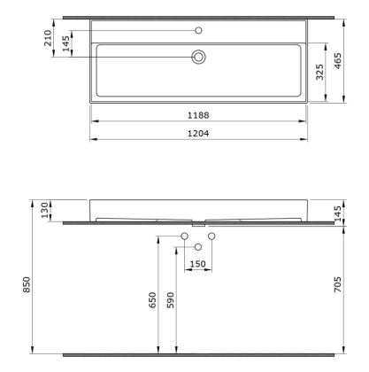 Раковина Bocchi Milano 1394-001-0126 белая Раковина Bocchi Milano 1394-001-0126 белая