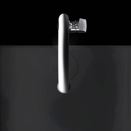 F8007825 Like, смеситель для кухни с каналом для питьевой воды и гибким изливом, черн., серый излив