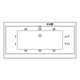 Ванна EXCELLENT Pryzmat 180x80 "SMART" (хром) Ванна EXCELLENT Pryzmat 180x80 "SMART" (хром)